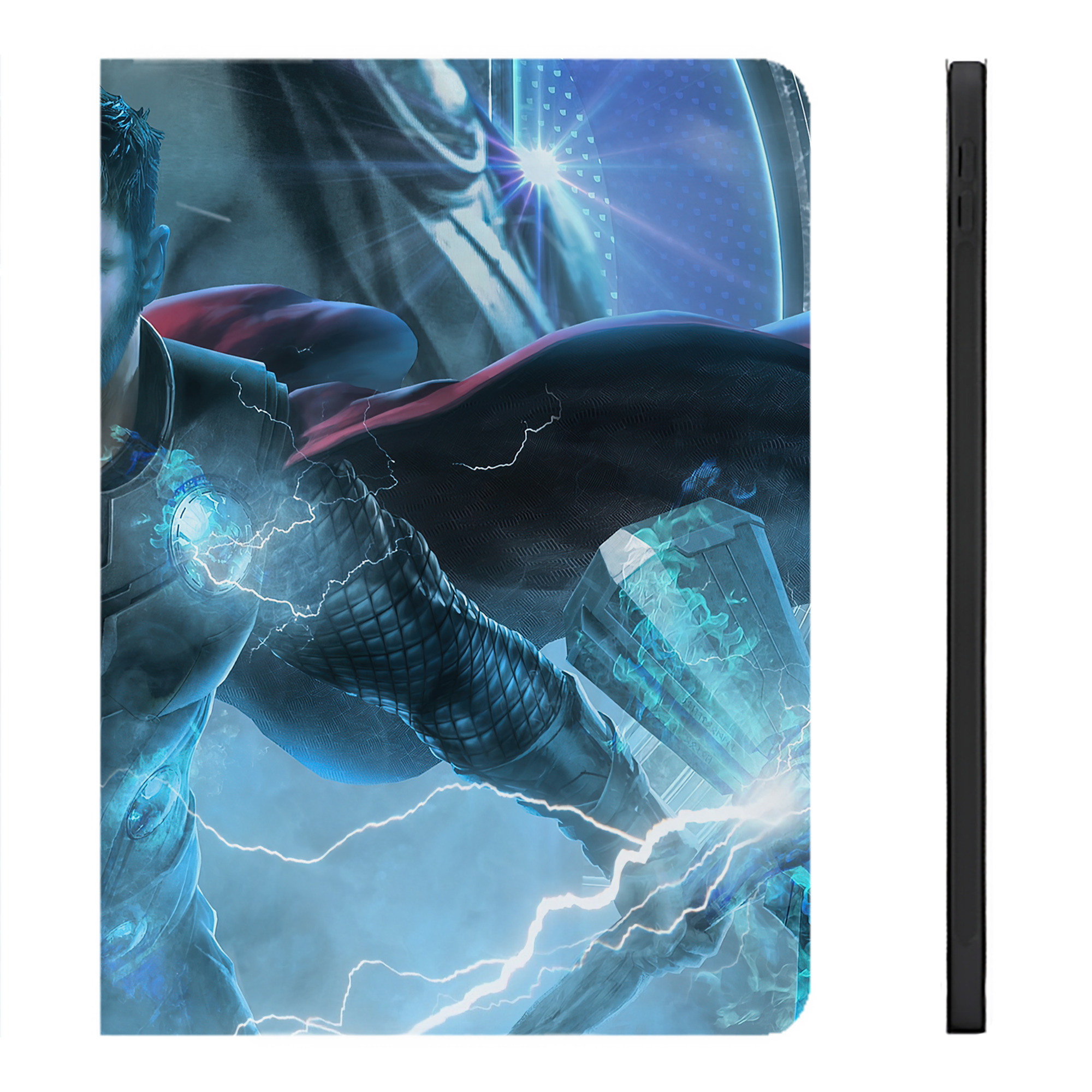 （画像用） アベンジャーズ The Avengers IPadケース ペンホルダー付き ブックスタイルデザイン